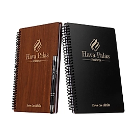 Özel Baskılı Ahşap Defter